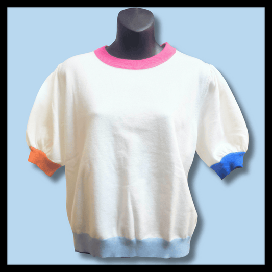 Salty Sol & Co Short Sleeve Knit