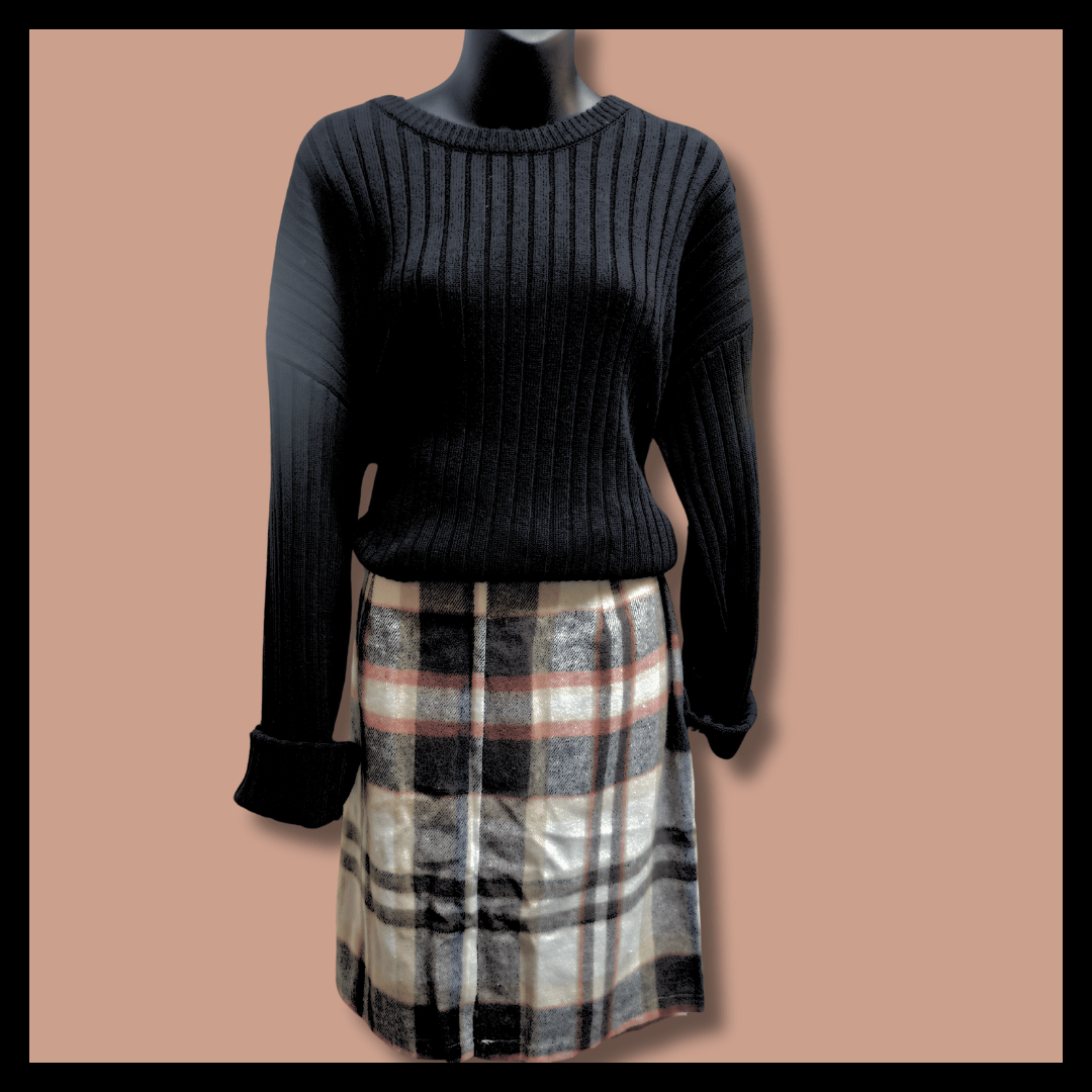 Salty Sol and Co Tartan Skirt