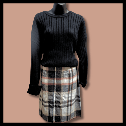 Salty Sol and Co Tartan Skirt